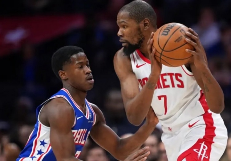 开云APP-火箭费城到最后，又是杜兰特承担所有